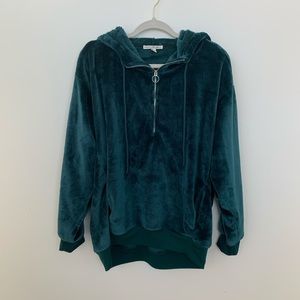 Express Oversized Velour Hoodie
